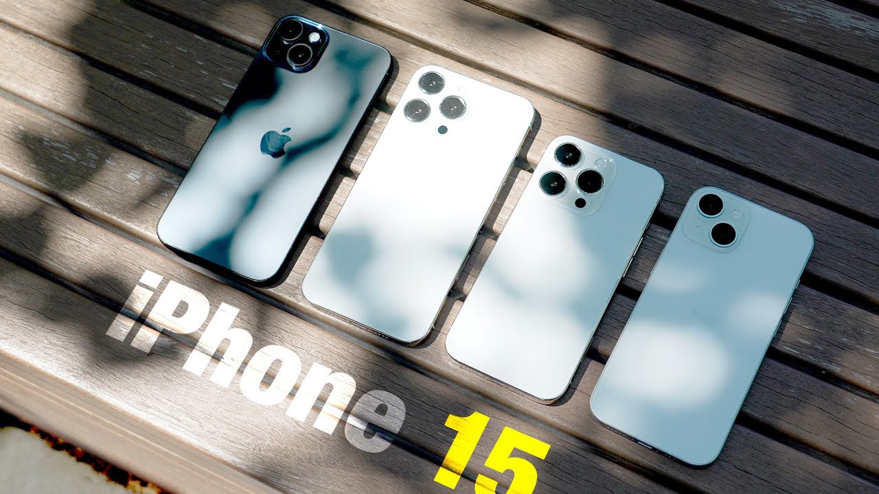 苹果 iPhone 15 系列四款机模上手