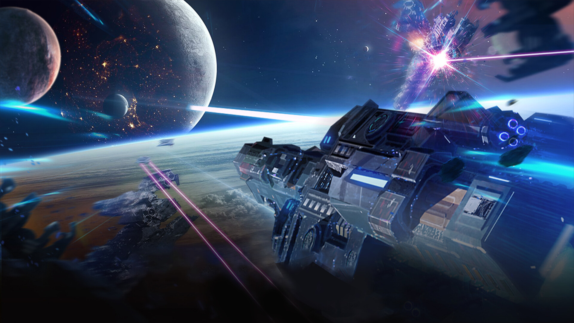【PC遊戲】戰爭遊戲遊戲《星際戰線》現已在Steam商店推出，免費遊玩-第9張