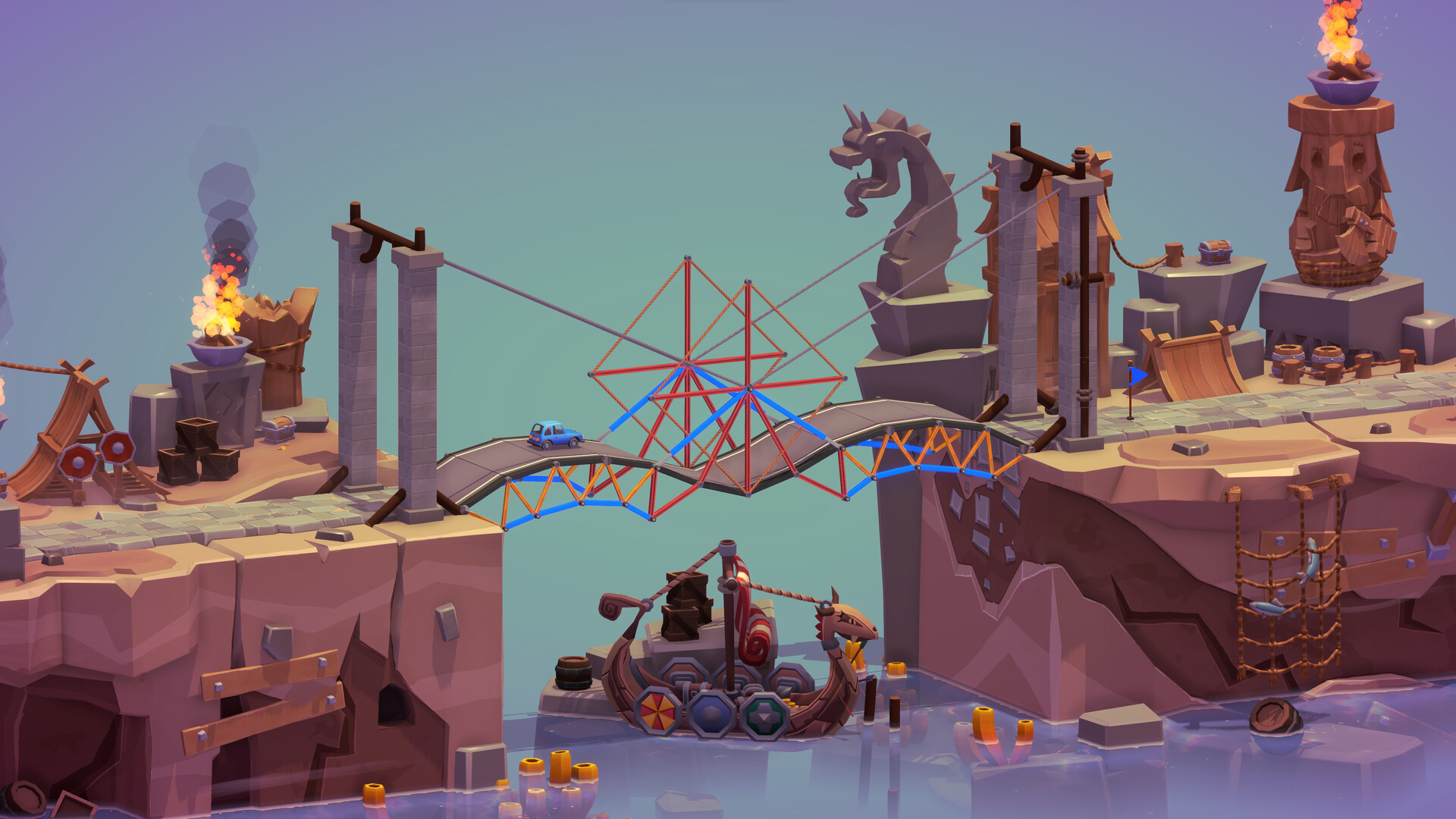 【PC游戏】解谜游戏《Poly Bridge 3》现已在Steam商店推出-第5张