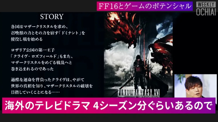 《最终幻想16》故事剧情长度相当于4季美剧-第1张