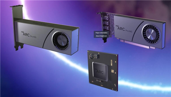 Intel發佈全新專業顯卡Arc Pro A60/A60M：神祕核心 終於現世