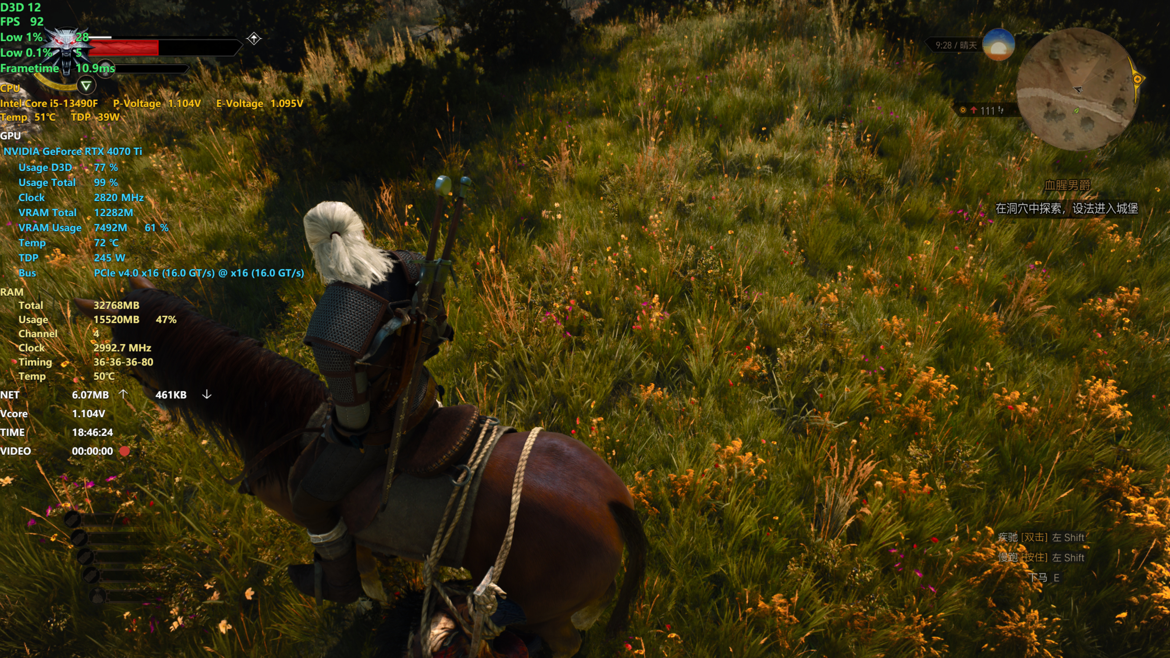 13490F+RTX 4070Ti装机算不算低U高显？4070Ti有怎样的游戏表现？