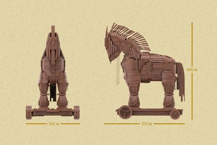【周邊專區】積木版木馬計~樂高IDEAS作品《特洛伊木馬》獲得萬票支持！