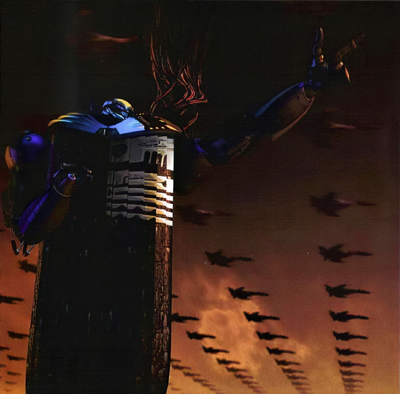 变形金刚猛兽侠角色插画，大家还记得它们吗？