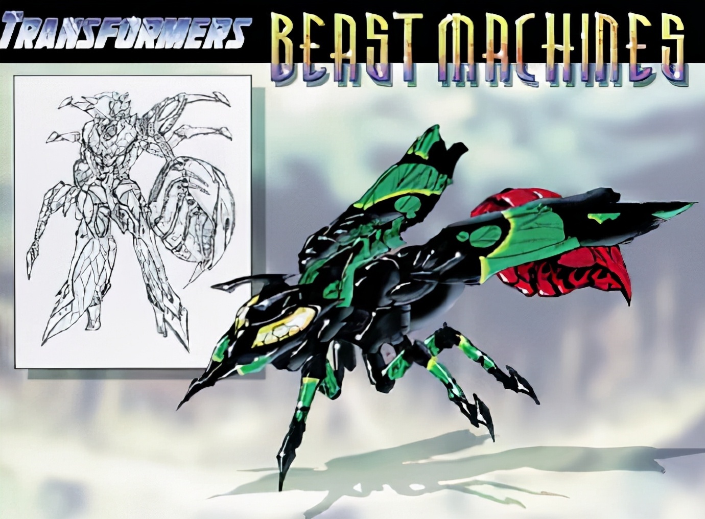 变形金刚猛兽侠角色插画，大家还记得它们吗？