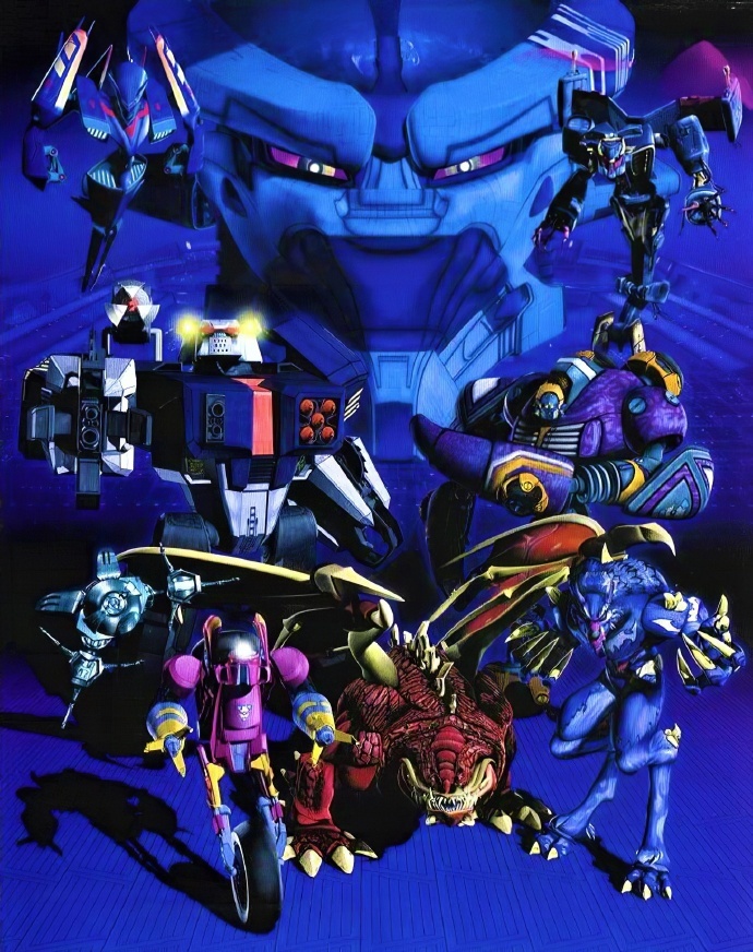 变形金刚猛兽侠角色插画，大家还记得它们吗？
