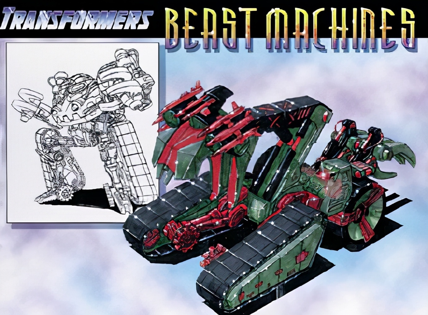 变形金刚猛兽侠角色插画，大家还记得它们吗？