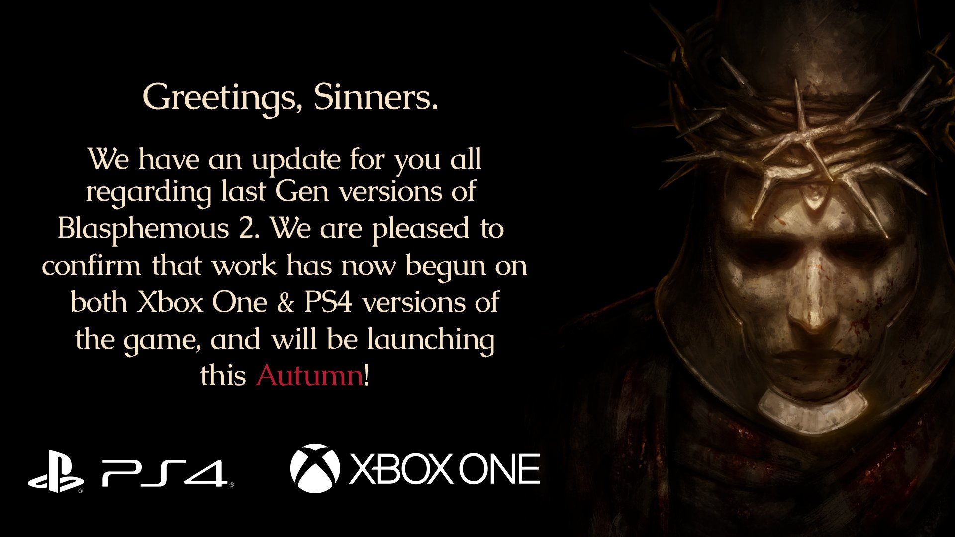 《渎神2》上世代主机版本已开始制作，今年秋季推出！-第0张