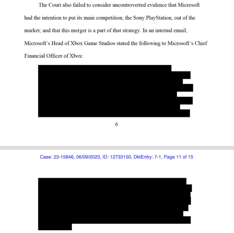 【PC游戏】律师称发现铁证！微软收购动视是为了将索尼赶出市场-第0张