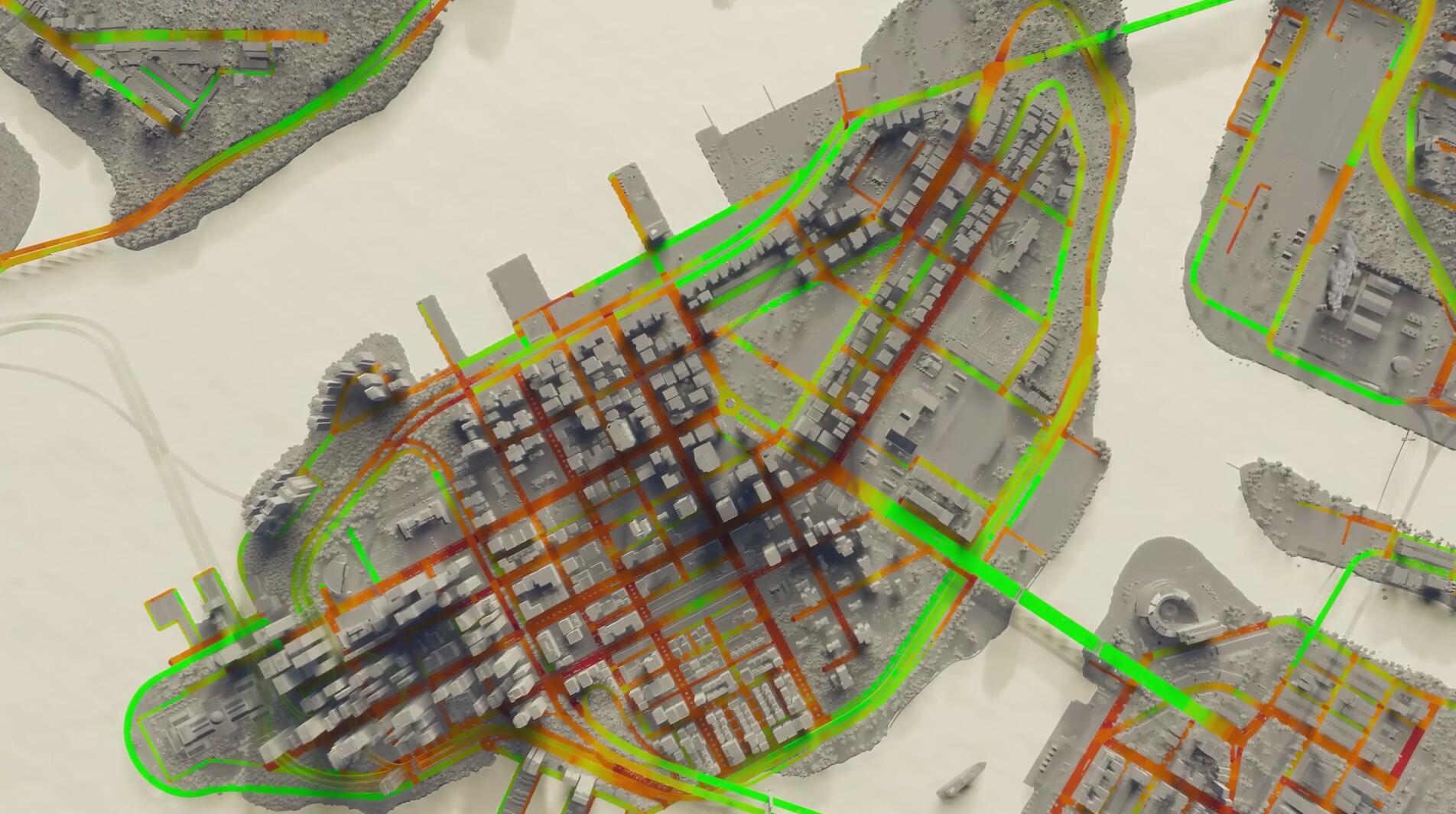 《城市天際線2》新視頻介紹交通AI，尋路算法大幅優化-第1張