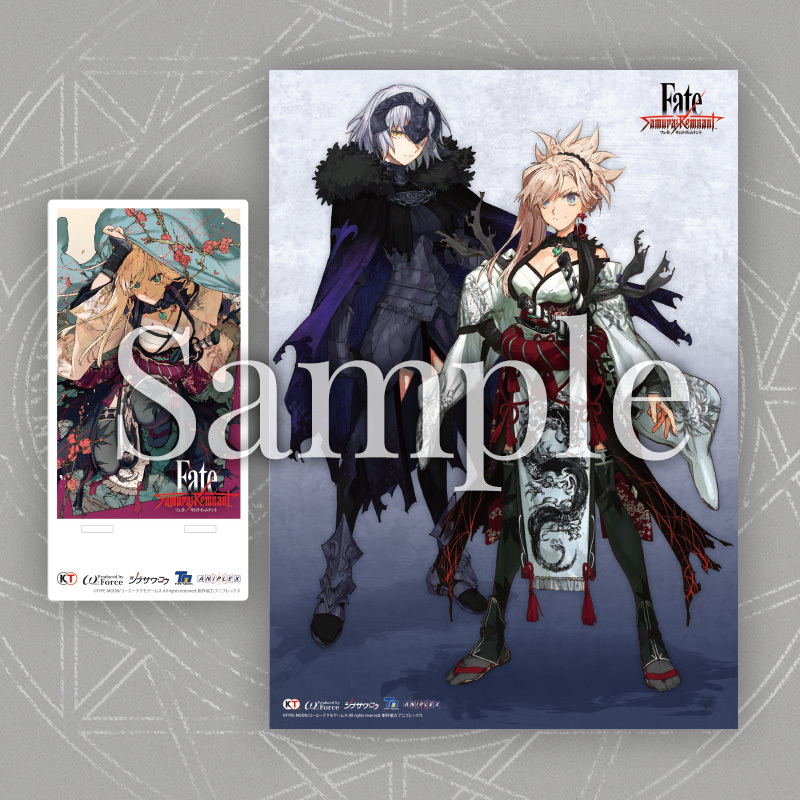 《Fate/Samurai Remnant》官网更新各渠道特典图-第6张