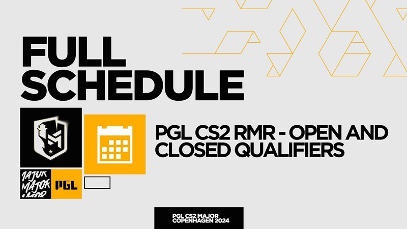 【CS:GO】明年一月开战！PGL CS2 哥本哈根Major RMR预选赛程公布