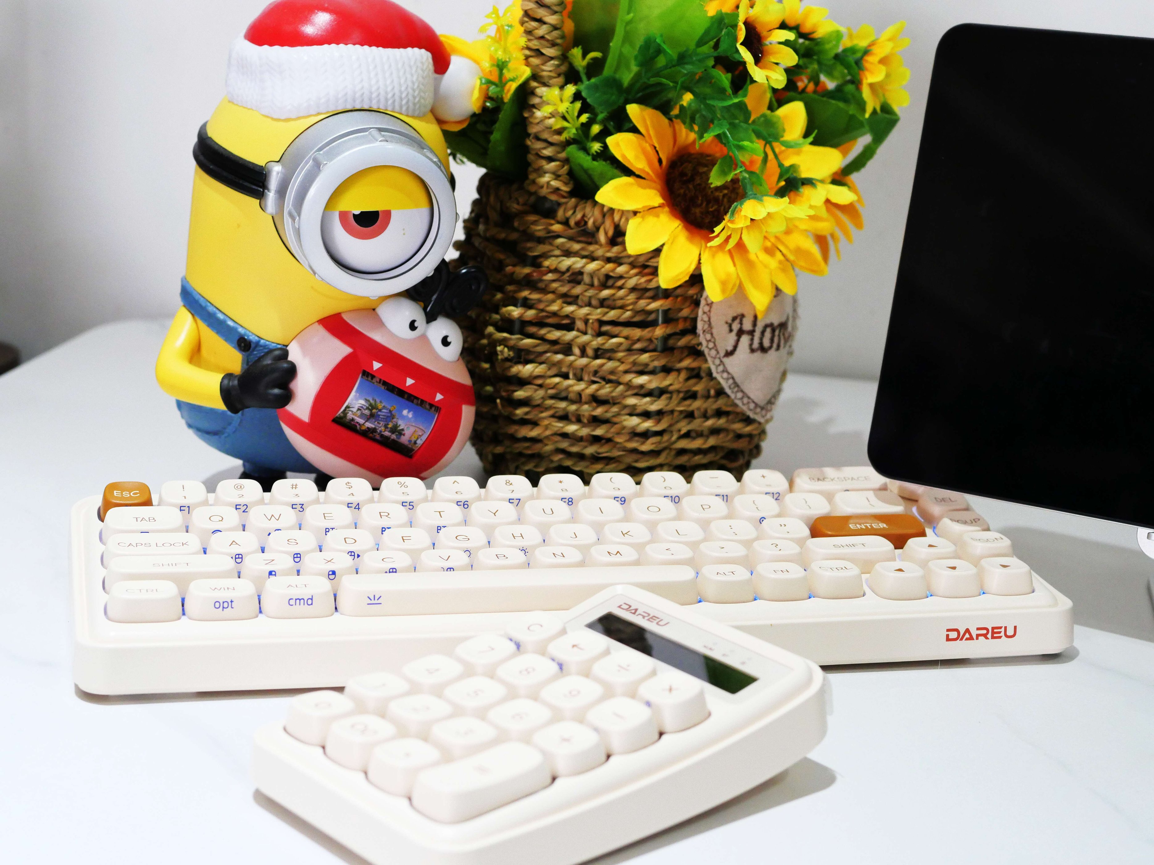 【球盟会】这一回，终于为妹子设计了一整套外设，达尔优小方糖Z系外设套装