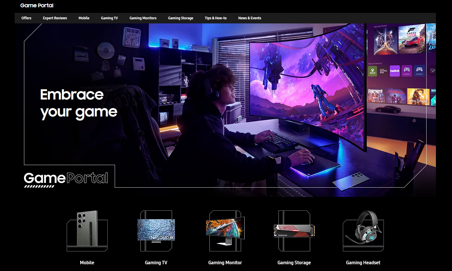 【PC游戏】三星推出在线“游戏门户”商店，方便玩家选购游戏外设-第0张