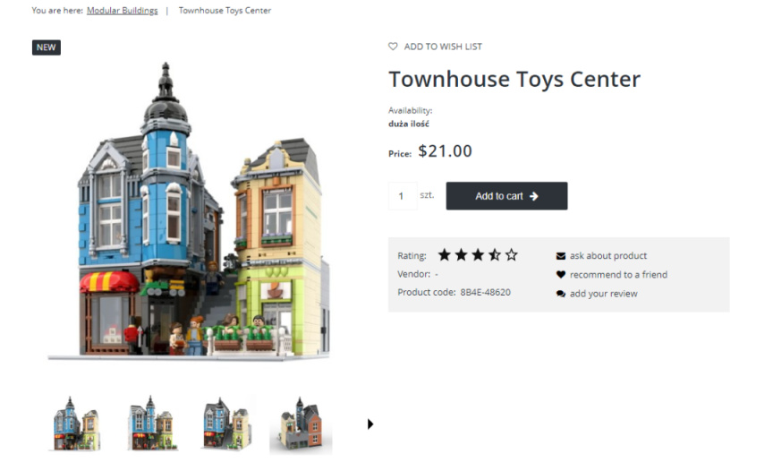【周边专区】荷兰MOC工作室BrickAtive工作室街景新作——城镇玩具中心亮相-第10张