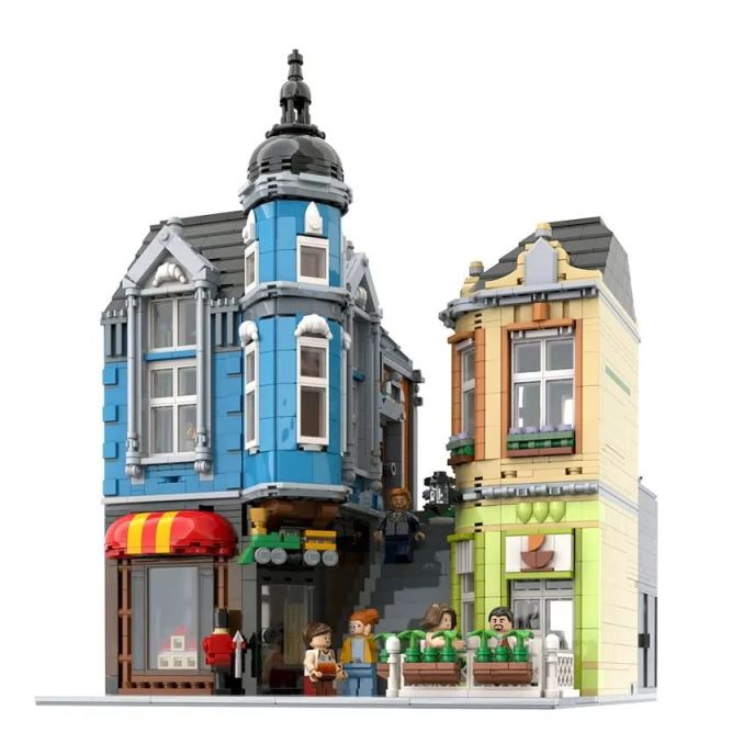 【周邊專區】荷蘭MOC工作室BrickAtive工作室街景新作——城鎮玩具中心亮相-第1張