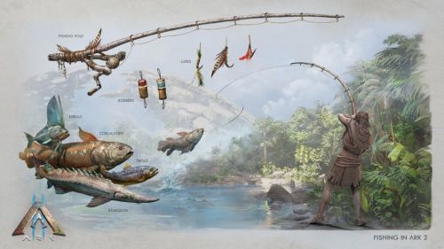 《方舟2》公布多张概念图，生物装备、建筑、钓鱼玩法首曝-第4张
