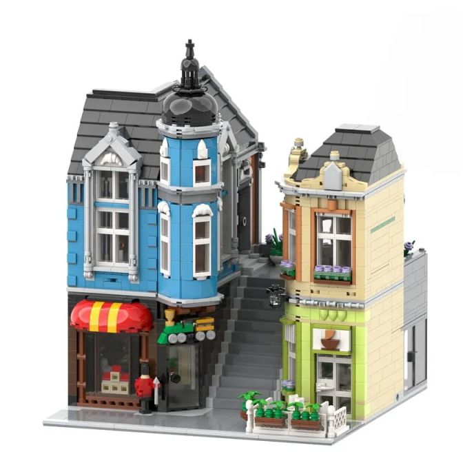 【周边专区】荷兰MOC工作室BrickAtive工作室街景新作——城镇玩具中心亮相-第4张