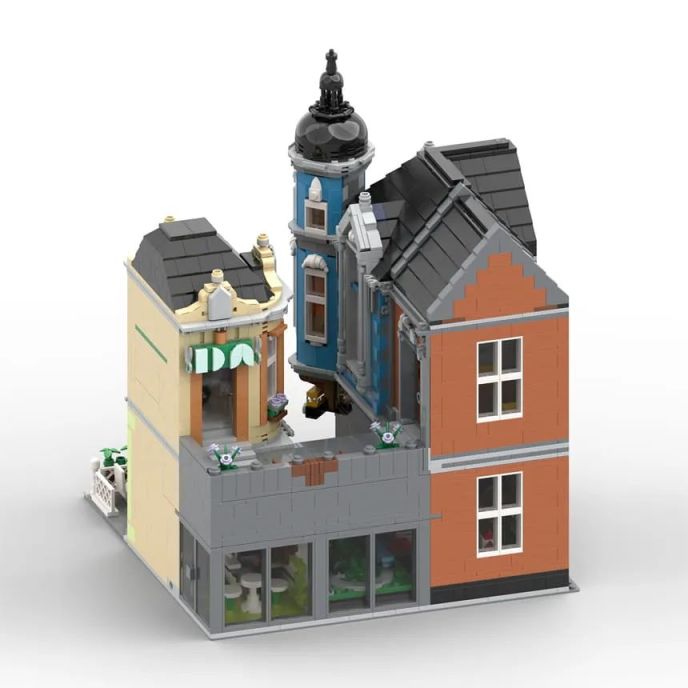 【周边专区】荷兰MOC工作室BrickAtive工作室街景新作——城镇玩具中心亮相-第5张