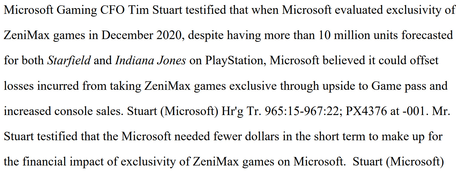 【主机游戏】微软曾预测《星空》《夺宝奇兵》在PlayStation销量超1000万-第1张