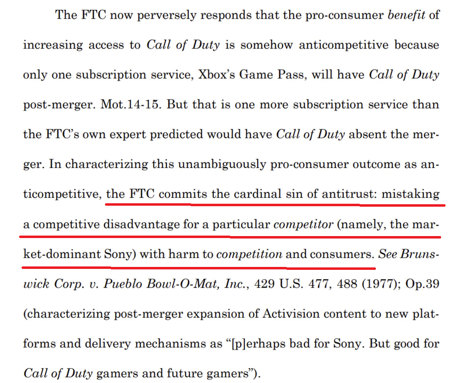 【PC遊戲】微軟聲稱FTC犯下反壟斷重罪！誤判索尼處於競爭劣勢-第0張
