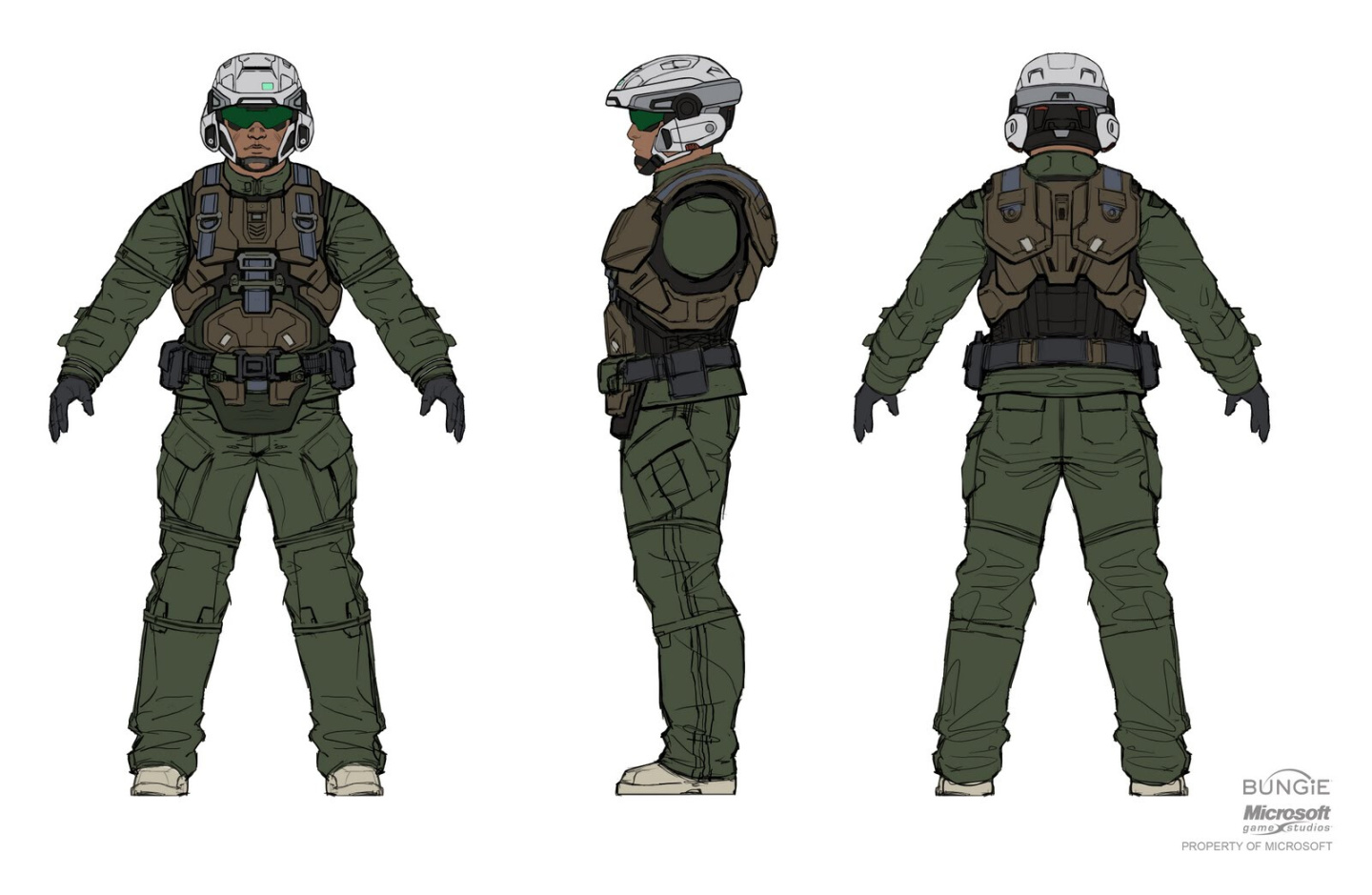 【HALO設定科普】UNSC陸軍作戰服 —— 陸軍的象徵-第4張