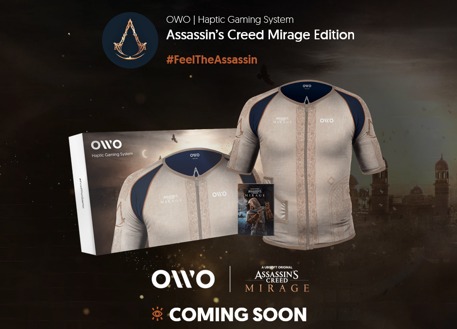 親歷跑酷 《刺客信條：幻景》官方觸感反饋遊戲外套