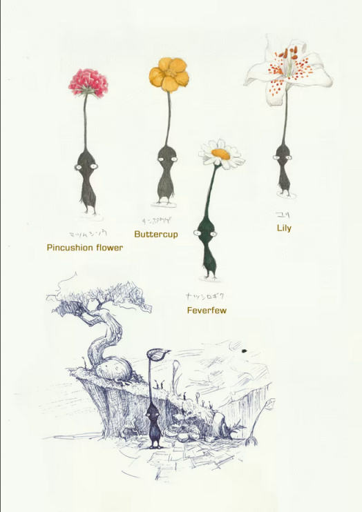 《皮克敏》早期概念：头部装有可替换AI芯片的生物-第4张