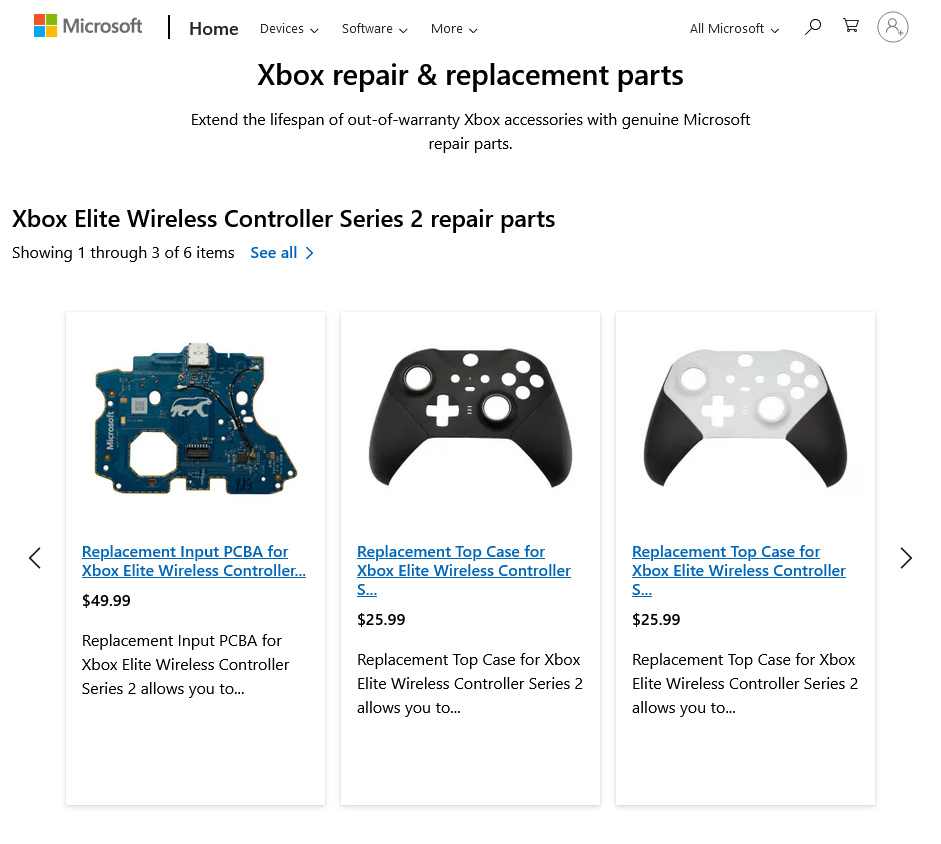 【主机游戏】微软进一步扩展硬件可维修性 现包括Xbox手柄-第1张