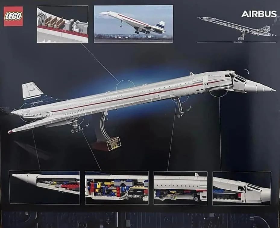 【周边专区】超音速旅行！乐高ICONS系列10318协和式飞机首图曝光-第1张