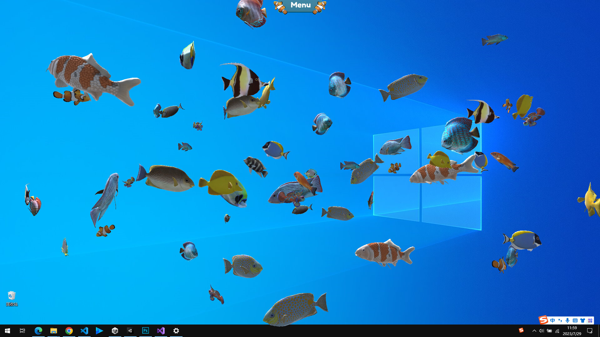 【PC游戏】桌面养鱼摸鱼利器《Fish on the desktop》Steam页上线-第3张