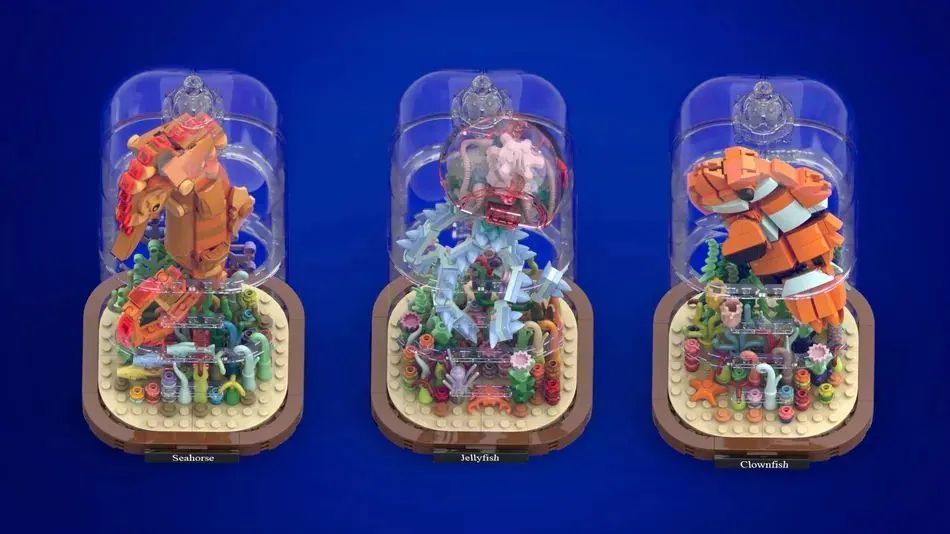 【周邊專區】在琉璃中游曳，樂高IDEAS作品《海洋生物》再次獲得萬票支持-第8張