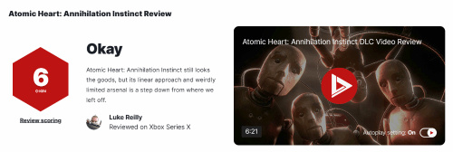 《原子之心》DLC IGN6分：能看到冰箱諾拉還不錯-第2張