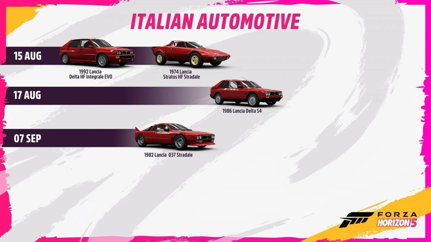 《极限竞速：地平线5》更新意大利新车！车库容量翻倍-第1张