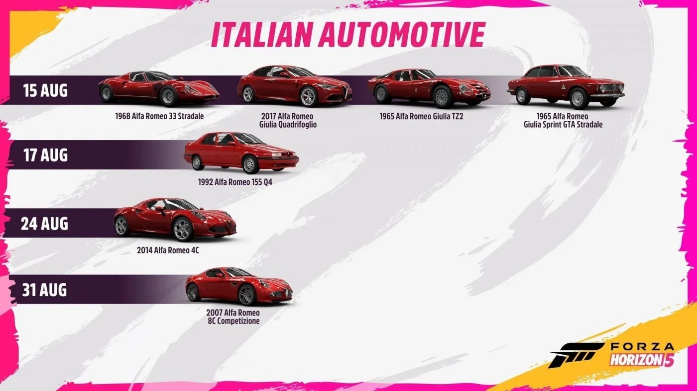 《極限競速：地平線5》更新意大利新車！車庫容量翻倍-第2張