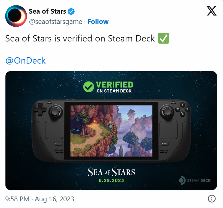 《星之海》支持Steam Deck 已经制作完成-第2张
