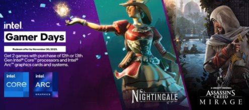 英特爾玩家日促銷：買CPU/GPU送《AC幻景》