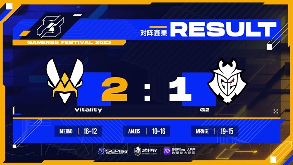 【CS:GO】Gamers8 2023：关键制胜！Vitality 2-1 G2-第1张