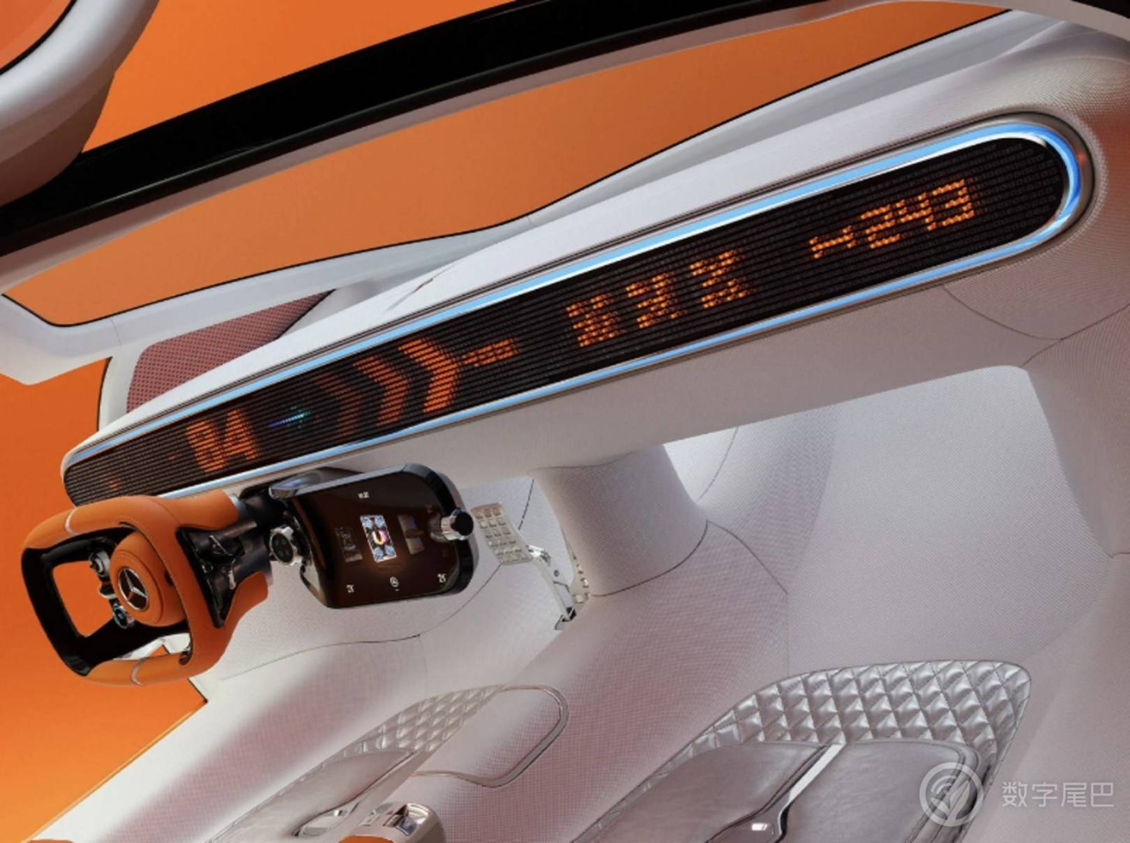 【愛車基地】奔馳Vision One-Eleven概念車亮相慕尼黑車展：賽博龐克風格車機-第6張