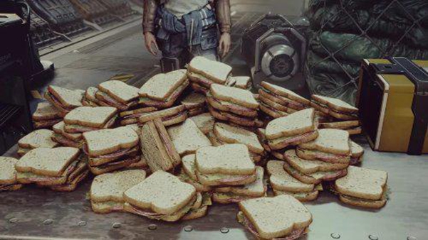 【PC游戏】玩家为《星空》绘图：三明治难道是太空中特供美食？-第2张