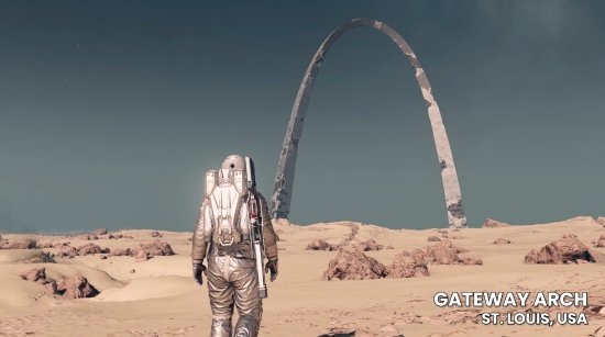 《星空》玩家在地球发现多个地标建筑：迪拜塔、金字塔等-第2张