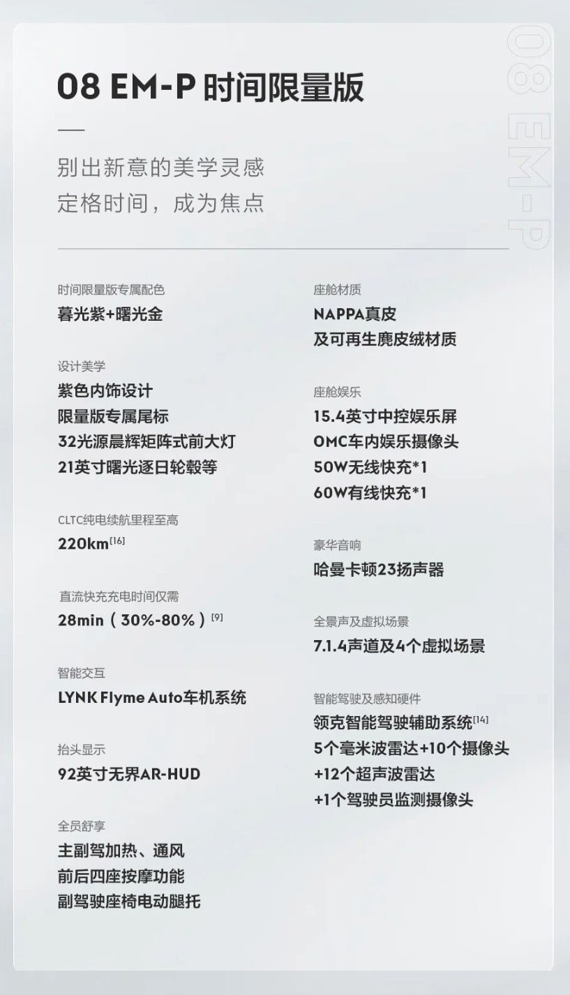 【愛車基地】領克08上市：定位“豪華智享超電 SUV”車型，限時19.98萬元起售-第9張