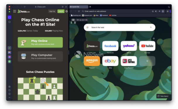 【PC遊戲】Opera宣佈與Chess.com合作，為瀏覽器內置國際象棋遊戲-第1張