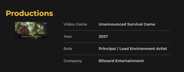 【PC遊戲】暴雪全新生存遊戲或將於2027年推出-第1張
