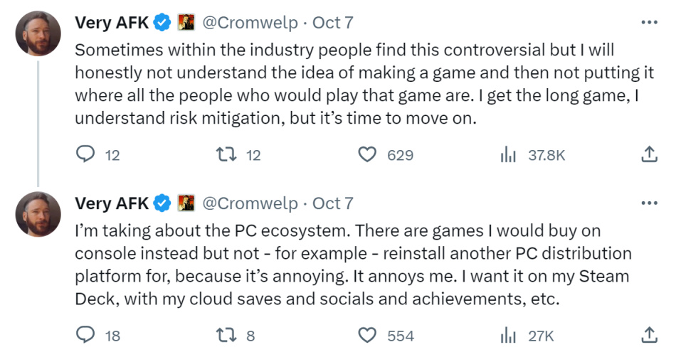 拉瑞安發行總監：PC遊戲不登陸Steam我就不玩-第0張