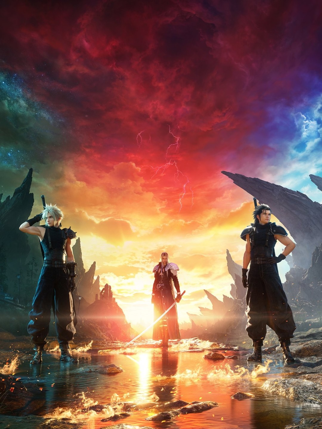 《最终幻想7：重生》官方解释游戏封面含义：三人三世界-第0张