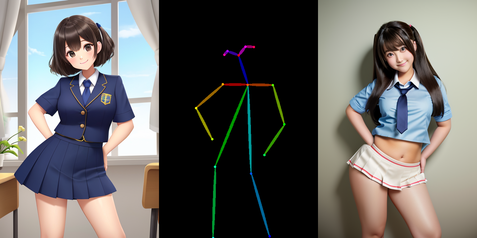 极度安利！ ControlNet Openpose助你精准控制AI绘画人物姿态