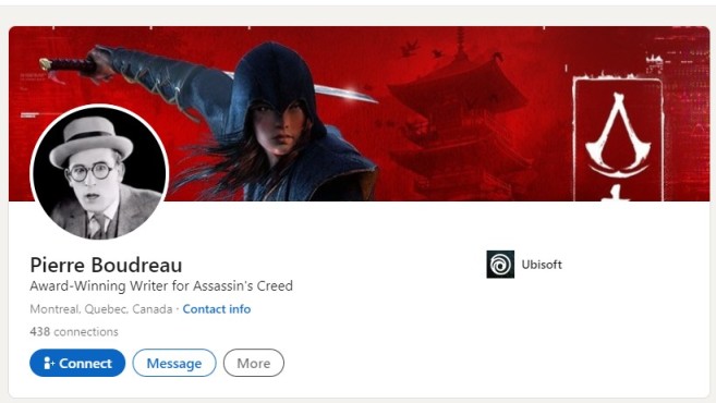 【PC遊戲】育碧編劇領英主頁洩露《刺客教條：RED》的女主角形象-第0張
