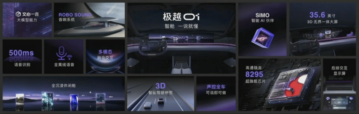 【愛車基地】極越 01 SUV 正式發佈：純視覺感知，35.6 寸 6K 中控-第6張