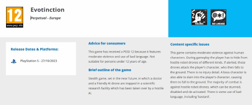 【PC游戏】索尼中国之星《演灭》通过欧洲评级 建议12岁游玩-第0张